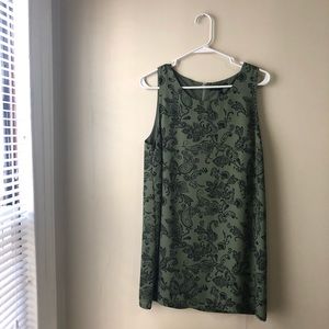 Never Worn Forever 21 Green Paisley Dress